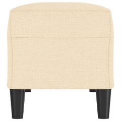 vidaXL Πάγκος Κρεμ 100x35x41 εκ. Υφασμάτινος-thumb-3