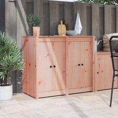 vidaXL Πόρτα κουζίνας MEPPEL 2 τμχ. Καφέ 50 x 9 x 82 εκ ξύλο duglasias