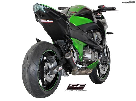 Εξάτμιση Τελικό Sc Project CR-T Carbon fiber with stainless steel link pipe Kawasaki Z 800(Racing Version)