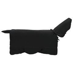 vidaXL Σαμάρι Ίππου Μαύρο 135 cm Πολυεστέρας-thumb-1