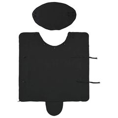vidaXL Σαμάρι Ίππου Μαύρο 135 cm Πολυεστέρας-thumb-4