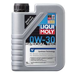 LIQUI MOLY SPECIAL TEC V 0W-30 1L 2852 Ιδιαίτερα κατάλληλο για οχήματα της Volvo. Λεπτόρρευστο ημισυνθετικό λιπαντικό κινητήρων. Αποτρέπει με ασφάλεια επικαθήσεις και διαθέτει εξαιρετική αντοχή στη δ