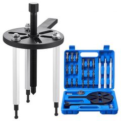 VEVOR 21-σε-1 Bearing Puller Set, 21 PCS 3-Jaw Hook Puller για εσωτερικά εξωτερικά ρουλεμάν και ρουλεμάν χωρίς εσωτερικό άξονα, πολυλειτουργικό εργαλείο αφαίρεσης ρουλεμάν με φορητή θήκη αποθήκευσης β