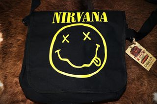 NIRVANA Συλλεκτική τσάντα rock ανδρική - γυναικεία μεγαλη για laptop tablet