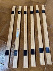 Κορνίζα πόστερ ξύλινη ΙΚΕΑ 61 cm – 3 σετ διαθέσιμα - Σαν καινούργια - Τρέχουσα τιμή  καταλόγου ΙΚΕΑ 7.99€ / Poster Hanger ΙΚΕΑ - 3 sets available  IKEA VISBÄCK- like new - current orice at IKEA 7.99€