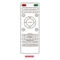 Remote Control RC-18 για Αισθητήρα CS238D IR – Τηλεχειριστήριο Ρύθμισης Παραμέτρων