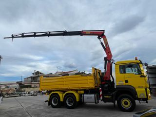Ανατροπή + Γερανός MAN 2008 TGA 33.440 Palfinger 20002 Ανατροπή-thumb-3