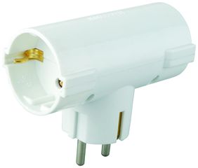 Inox Kiss  Ανταπτορας σε σούκο quot;Τquot; 2 θέσεων 2x16A  BAD102