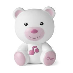 Chicco First Dreams: Βρεφικό Φωτάκι Νυκτός Αρκουδάκι με Μελωδίες, Ροζ (Y01-09830-10)