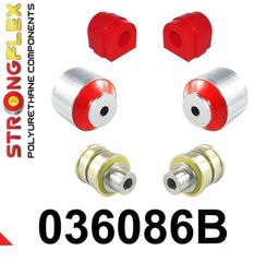 Μπροστινό Κιτ Σινεμπλόκ Πολυουρεθάνης Strongflex BMW 1 (04-13) E81 / E82 / E87 / E88,3 (04-13)  E90 / E91 / E92 / E93 - 80Sha - 6 Τμχ. - (036086B)
