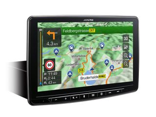 alpine INE-F904DC 9" Navigation System with Trucking Database(universal 1-DIN)