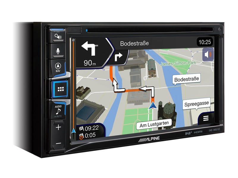alpine INE-W611D 6.5" Navigation System with DVD Player