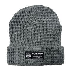 West Coast Choppers Σκούφος Waffle Cuff WCC beanie gray