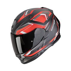 EXO 491 SCORPION ZUMO MATT BLACK/RED