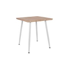 ΤΡΑΠΕΖΙ ΤΡΑΠΕΖΑΡΙΑΣ PALOMA HM8335.02, 70Χ70X76,5, SONOMA, ΛΕΥΚΑ ΠΟΔΙΑ