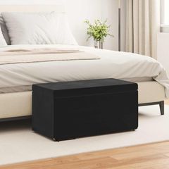 Σκαμνί Μαύρο 81 x 41 x 40 cm Βελούδο και Μηχανικά Ξύλα 876784