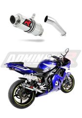 Dominator Εξάτμιση Τελικό GP1  S.Steel  Yamaha R6 2003- 2005 Με Σιγαστήρα