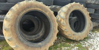 (((NOUSIS TYRES)))ΜΕΤΑΧΕΙΡΙΣΜΕΝΑ ΕΛΑΣΤΙΚΑ 480/70R34  TO ZΕΥΓΑΡΙ 120 ΕΥΡΩ ΧΩΡΙΣ ΦΠΑ