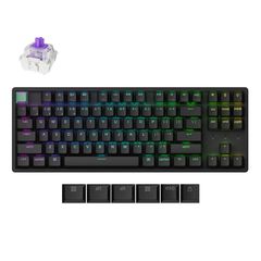 Keychron K8 HE (K8H-J1) Shine-Through Wireless Magnetic Hall Effect RGB Keyboard 80% US Layout