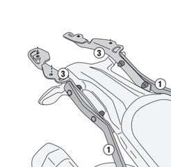 Πίσω σχάρα μπαγκαζιέρας για BMW F 900 GS (2024) KR5145 της ιταλικής KAPPA