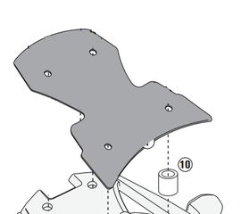 Πίσω σχάρα μπαγκαζιέρας για SUZUKI DL650 V-STROM L2 KR3101 της ιταλικής KAPPA