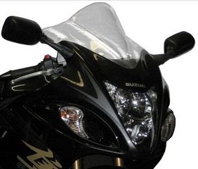FABBRI Ανεμοθώρακας-Ζελατίνα Double Bubble Clear SUZUKI GSXR1300 HAYABUSA '08-'13 (S079/C)