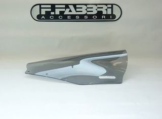 FABBRI Ανεμοθώρακας-Ζελατίνα DOUBLE BUBBLE ΣΚΟΥΡΟ ΦΙΜΕ YAMAHA FZS 1000 FAZER '01-'06 (Y034/DS)