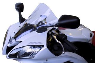 FABBRI Ανεμοθώρακας-Ζελατίνα DOUBLE BUBBLE ΣΚΟΥΡΟ ΦΙΜΕ YAMAHA YZF R6 '06-'07 (Y064/DS)