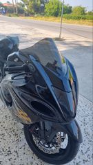 FABBRI Ανεμοθώρακας-Ζελατίνα Double Bubble Smoke SUZUKI GSXR1300 HAYABUSA '08-'13 (S079/DS)