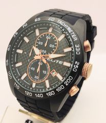 Ρολόι ELITE quartz EL0010 με λουράκι σιλικόνης 5ATM  χρονογράφος Α9036 ΤΙΜΗ 90 ΕΥΡΩ