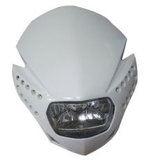 ΜΑΣΚΑ ΦΑΝΟΥ ENDURO YP-00-08 ΑΣΠΡΗ ΜΕ LED DOD ROC