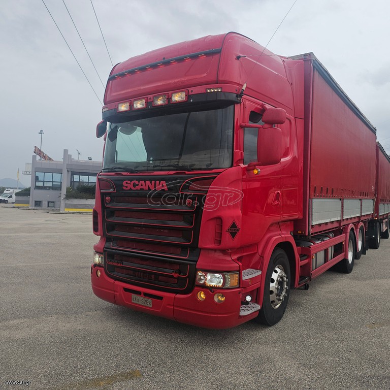 Καρότσα Κουρτίνα Scania 2008 R 620 ΣΥΡΟΜΕΝΟ ΜΕ ΕΜΠΟΡΙΚΕΣ ΑΝΑΤΡΟΠΕΣ  ΜΕ ΑΔΕΙΑ Δ.Χ