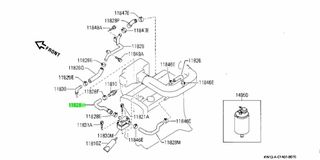 ΚΟΛΛΑΡΟ ΑΝΑΘΥΜΙΑΣΕΩΝ  NISSAN SUNNY N13 1182830F02