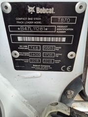 Φορτωτής Με Ερπύστριες Bobcat 2018 T870 Αριστο!-thumb-18