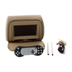7'' DVD player στο προσκέφαλο με USB και ασύρματο χειριστήριο για videogames - μπεζ - HR6604BEIG
