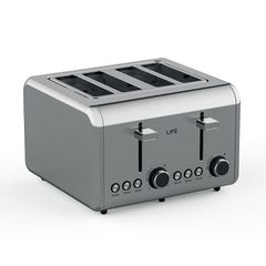 LIFE 221-0423 BREKKY Φρυγανιέρα 4 Θέσεων 1500W Inox