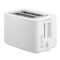 LIFE 221-0445 CRUNCHY Φρυγανιέρα 2 Θέσεων 750W Λευκή