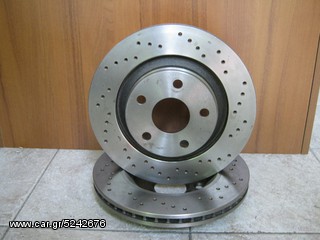 ΣΕΤ ΔΙΣΚΟΙ ΦΡΕΝΩΝ ΤΡΥΠΗΤOI 332X28 JEEP WRANGLER 07-E-SHOP www.ecmparts .gr