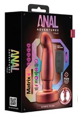 Vibrating Anal Adventures Matrix - Bionic Plug - Cosmic Copper-thumb-2