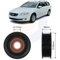 Τεντωτήρας ιμάντα για Volvo V70 2007 2008 2009 2010 2011 2012 2013 2014 2015 2016 30731938