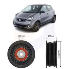 Τεντωτήρας ιμάντα poly-V για Smart Forfour (453) 2014 2015 2016 2017 2018 2019 2020 2021 117507306R