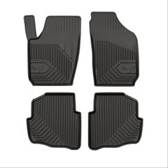 Πατάκια Αυτοκινήτου No77 Σκαφάκια για Skoda Fabia 1999-2007 4τμχ Frogum | Pancarshop