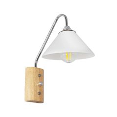 Φωτιστικό Τοίχου - Απλίκα με Ντουί 1 x E27 AC 220-240V IP20 - Μπεζ & Ασημί - Μ18 x Π26 x Υ29cm