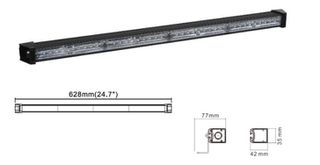 ΦΑΡΟΣ ΜΠΑΡΑ LED 12/24V 30W 628x35mm ΠΟΡΤΟΚΑΛΙ