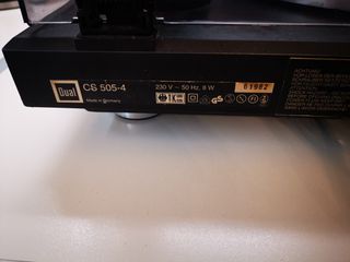 Πικάπ DUAL cs-505/4 Audiophile edition-thumb-3