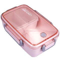 Lunch Box bamboo 3 θέσεων με χωρίσματα Υ7,1x23,4x15εκ.