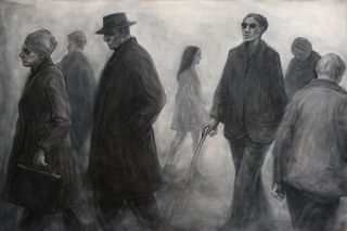 ΥΠΕΡΜΟΝΤΕΡΝΟΣ ΠΙΝΑΚΑΣ ΖΩΓΡΑΦΙΚΗΣ-ΣΚΙΕΣ ΣΤΗΝ ΟΜΙΧΛΗ  Διαστάσεις: 60 × 44 εκ. Καλλιτέχνης: Άγνωστος Πιθανή Προέλευση: Ολλανδία Τεχνική: Ελαιογραφία σε καμβά