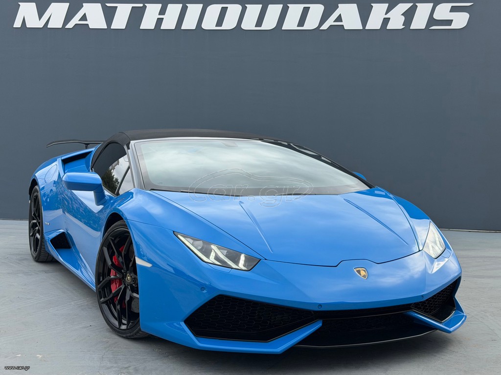 Lamborghini Huracan 2017 Spyder  LP 610-4  Blu Le Mans