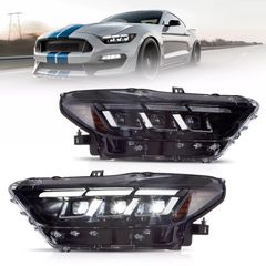 15-17 Ford Mustang LED Headlights Update 2024 S650 Style