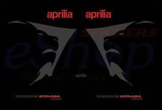 Αυτοκόλλητα σετ για Aprilia Pegaso 650 Strada Μαύρη έκδοση 2005 2006